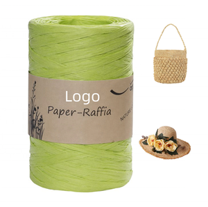 Fil <span class=keywords><strong>de</strong></span> Yafit teint écologique <span class=keywords><strong>Raphia</strong></span> 100% en Fiber végétale, cordes en papier <span class=keywords><strong>Raphia</strong></span> pour tissage <span class=keywords><strong>de</strong></span> sacs, chapeaux, paniers artisanaux - Product Image 5