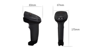 Lecteur de codes-barres filaire haute densité pour supermarchés, entrepôts et logistique express SG-3208SR, lecteur de codes QR en stock, 120 lectures/secondes