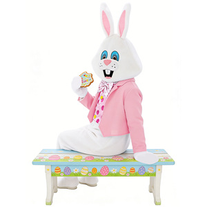 Ensemble de costumes de cosplay en peluche lapin de Pâques personnalisé pour enfants - <span class=keywords><strong>Tenue</strong></span> de mascotte de dessin animé pour <span class=keywords><strong>festival</strong></span> et spectacle sur scène pour enfants - Vente en gros - Product Image 2