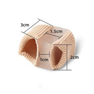 HWF-0127 # Orthèse de correction des orteils en gel, dispositif à double trou pour hallux valgus et orteil fendu - Product Image 2