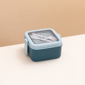 Icen B01 Eco-Friendly Silicone Bento Lunch Box <b>for</b> Kids Custom Microwave Reusable with Plastic Lid BPA Free and Factory Custom - Product Image 4