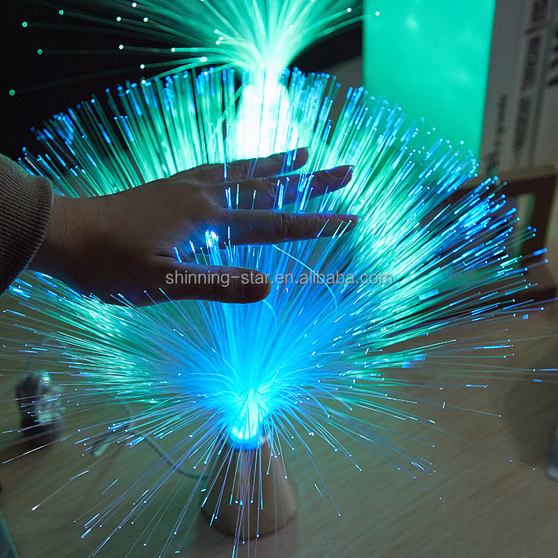 fM124L 光ファイバーライト ペンギン 照明 ティンクル スター Twinkle Star RGB Led Fiber Optic Flower Starburst Lamp