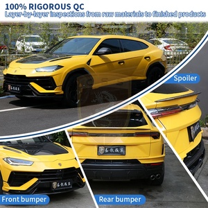 Bộ body kit sợi carbon cũ đổi mới cho Lamborghini URUS, kiểu dáng thể thao, cản trước, viền bánh xe, cánh gió sau, bodykit - Product Image 4
