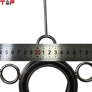 Ruota di fuoco con stoppino, accessorio girevole per danza del fuoco e giocoleria con fuoco - Product Image 5