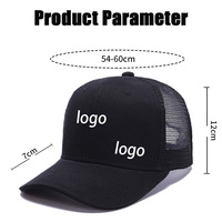 Gorras Trucker de Algodón con Logotipo Personalizado, Gorra Trucker Deportiva para Exteriores, Transpirable, Ajustable, con Malla Trasera