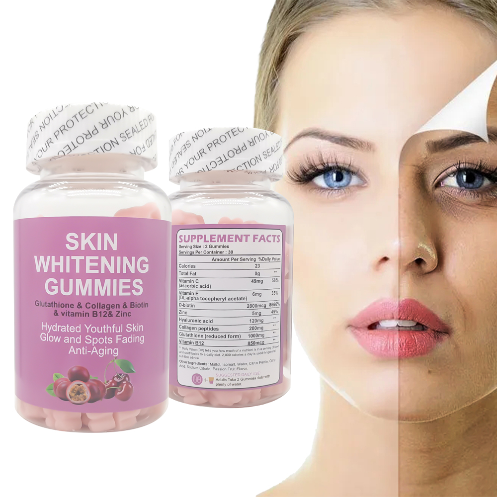glutathione and biotin RediClinic Ultimate Skin Glow Kit | Pure Japanese Glutathione (500mg) And  Biotin Collagen, Keratin (25000mcg) main image 1
