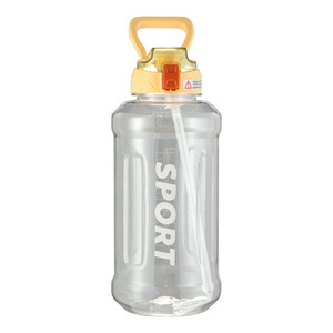 Sport Water <b>Bottle</b> 800-2000ml Reusable <b>With</b> Straw And <b>Flip</b> <b>Top</b> Lid For Outdoor Use - Product Image 2