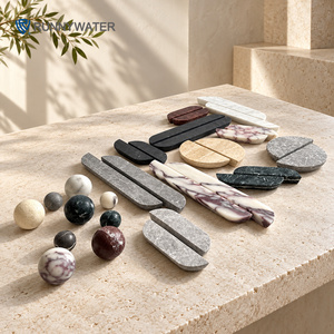 D4cm/6cm/D16/16x4cm/32x4cm Door Furniture Drawer <strong>Handle</strong> Luxury <strong>Marble</strong> Stone <strong>Handle</strong> Vintage Knob Store Home Decor - Product Image 1