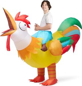 <span class=keywords><strong>Costume</strong></span> di <span class=keywords><strong>pollo</strong></span> adulto gonfiabile in <span class=keywords><strong>Costume</strong></span> <span class=keywords><strong>da</strong></span> corsa su Blow up vestito di gallo divertente <span class=keywords><strong>Costume</strong></span> di Halloween per gli uomini delle donne partito Cosplay - Product Image 2