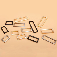 Fabrik Großhandel Metall Rechteckige Rings chnalle Metallring Slip Schnalle für Kleidungs stücke/Taschen/Gürtel/Rucksäcke