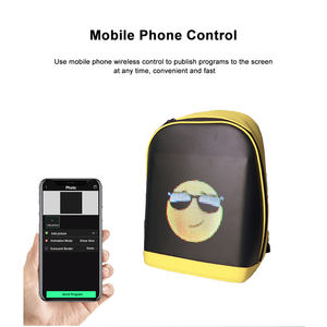 Nouveaux produits LED en promotion : Sac à dos publicitaire lumineux pour la publicité mobile, sac d'école LED, téléphone portable Bluetooth - Product Image 4