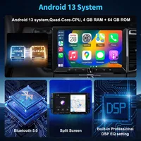 Autoradio Android 8 pouces double DIN pour Chevrolet Silverado Tahoe GMC Sierra Yukon 2007-2013