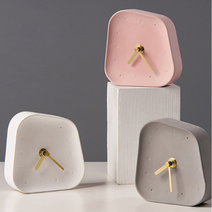<span class=keywords><strong>Reloj</strong></span> <span class=keywords><strong>de</strong></span> pared <span class=keywords><strong>de</strong></span> cemento para escritorio, escritorio nórdico Simple creativo para estudiantes, mesita <span class=keywords><strong>de</strong></span> noche, escritorio silencioso, <span class=keywords><strong>reloj</strong></span> <span class=keywords><strong>de</strong></span> hormigón - Product Image 5