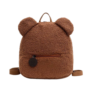 Popular Plush Shoulder Backpack Fashionable Promotional Backpack With Comfortable Design