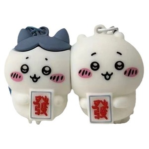 Chiikawa lindo dibujos animados <span class=keywords><strong>Hachiware</strong></span> plástico muñeca colgante llavero magnético con llavero Anime llavero juguete para parejas - Product Image 2