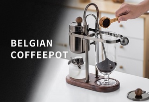 Diguo Thiết Kế Mới Thép Không Gỉ + Thủy Tinh Hoàng Gia Bỉ Chân Không Siphon Máy Pha Cà Phê - Product Image 6