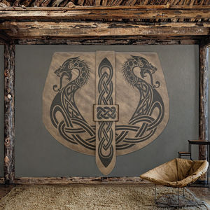 Bolsa de Silla de Montar de Material PU con Patrón de Barco Medieval en Relieve, Bolsa Retro de Cosplay en Existencia para Hombres y Mujeres, Accesorios de Disfraces LARP - Product Image 2