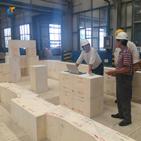 Bloc réfractaire en zircone-corindon coulé fusionné AZS, anti-érosion par le verre fondu, pour four de fusion du verre AZS33 AZS36 AZS41