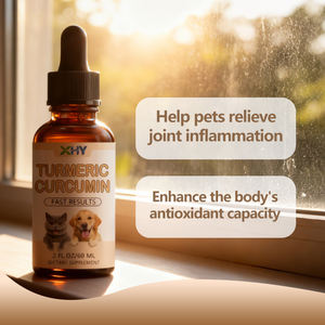 犬と猫のためのOEMウコンクルクミンドロップ60mlヒップジョイントサポート肝臓健康液体ドロップ - Product Image 4