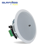 BT622 20W Sistema de música de fondo para el hogar Altavoz de techo PA activo compatible con BT para uso en cine en casa con teléfonos móviles