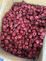 Boîte de fleurs séchées naturelles sans soufre de roselle et d'hibiscus 10kg, thé fleuri en gros, fleurs entières expédiées de Xinyouju Guangxi