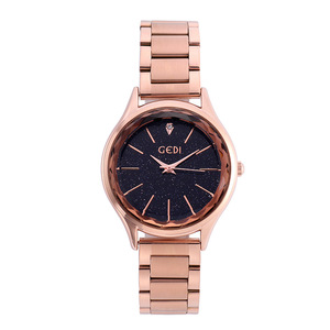 Reloj auténtico para mujer con esfera de cielo estrellado y correa de acero, escala sencilla, resistente al agua, estilo popular, reloj de cuarzo - Product Image 3