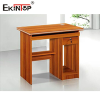 Bureau d'Étude Ekintop Table de Bureau Ergonomique 1200 mm pour Maison et Bureau en Bois