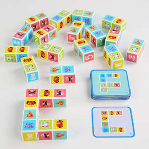 Haute qualité Montessori enfants modèle correspondant blocs <span class=keywords><strong>de</strong></span> <span class=keywords><strong>construction</strong></span> <span class=keywords><strong>jeu</strong></span> éducatif logique pensée formation cerveau jouets pour les enfants - Product Image 3