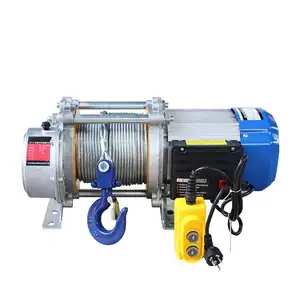 3 1 electric hoist Suppliers-Hot sale Good quality 220v /380v aluminum electric wire rope hoist single phase 3 phase for monkey crane