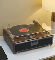 Vente en gros usine populaire HY-T18 – Lecteur de disques vinyles personnalisable avec haut-parleur intégré