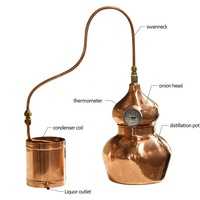 Extracteur d'huile essentielle de rose de laboratoire, petit modèle 5L, machine à rosée pure de rose, distillateur