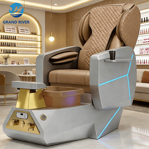 Mobili da salone di lusso moderno europeo con schienale alto piede Spa sedia trono Manicure Pedicure ChairsPopular - Product Image 2