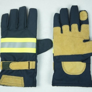 <span class=keywords><strong>Pompier</strong></span>-gants ignifuges EN aramide standard avec paume EN cuir - Product Image 6