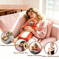Coussin chauffant pour le cou de haute qualité, chauffable au micro-ondes, parfumé à la lavande, jouet lesté en forme d'orang-outan, jouets chauffants doux pour enfants