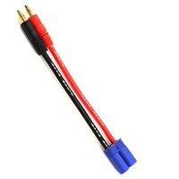Connecteur mâle EC5 vers fiche mâle banane 4.0mm Câble de charge d'équilibre de batterie Lipo pour RC en plastique durable