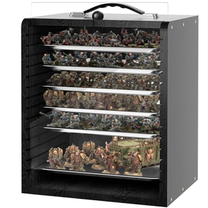 Boîte de rangement avec cadenas en alliage d'aluminium pour miniatures, grande taille, boîte de transport à usage spécial - Product Image 1