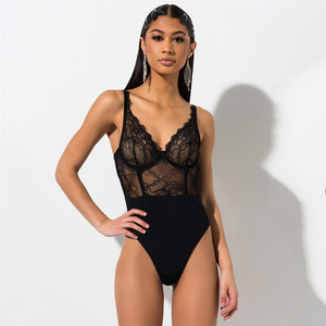 <span class=keywords><strong>Sexy</strong></span> de encaje profundo v línea de fiesta de baile para mujeres, lencería body corsé de moda <span class=keywords><strong>sexy</strong></span> Lencería de catsuit - Product Image 1