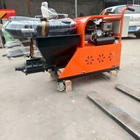 Petite machine à projeter du mortier, pulvérisateur hydraulique à piston, pulvérisateur de peinture pour pierre véritable, machine à projeter du mortier, machine à enduire