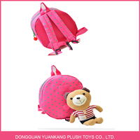 Sac à dos personnalisé 20cm mignon mini ours en peluche pour enfants trucs pour enfants