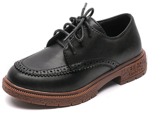 2025 coréen Vintage <span class=keywords><strong>petit</strong></span> garçon chaussures en cuir PU <span class=keywords><strong>petit</strong></span> garçon appartements enfants enfants chaussures - Product Image 5