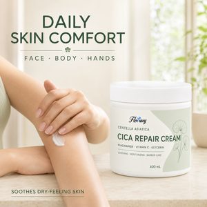Crème réparatrice <span class=keywords><strong>Mixa</strong></span> Cica 400ml, crème ultra-douce à l'urée avec niacinamide, vitamine C, huile de marula, centella asiatica, hydratant pour le visage - Product Image 4