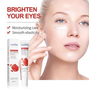 Crème Contour des Yeux Hydratante et Revitalisante à la Grenade SADOER (Marque Coréenne) – Nouveauté Promotionnelle pour Tous Types de Peaux, Améliore la Sécheresse - Product Image 1