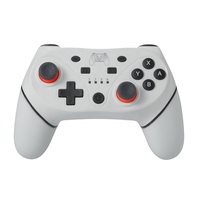 Controlador de juego inalámbrico de doble choque con mango de goma para Switch PC Mobile Android TV box todo en uno
