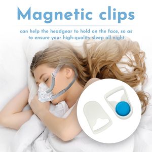 Clips magnétiques à déconnexion rapide pour casque CPAP compatibles avec Resmed AirFit F20 F30 N20, compatibles avec <span class=keywords><strong>AirTouch</strong></span> F20 F30 N20 - Product Image 4