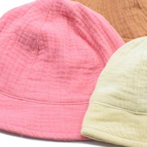 Wholesale <strong>Newborn</strong> Baby Bucket <strong>Hat</strong> for Boys UV Satin Lined Lap Toddler Kids Girl <strong>Sun</strong> Fisherman <strong>Hats</strong> - Product Image 3