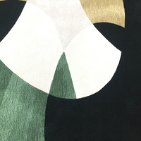 Tapis de salon modernes et élégants, faits à la main en acrylique, doux pour les animaux, coussinés et antidérapants, ensemble de tapis pour la maison