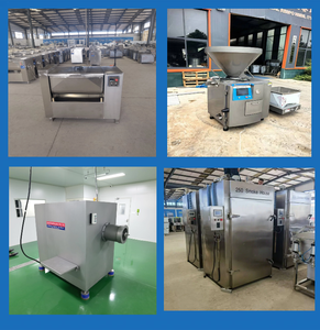 モーターポンプと高剛性ベアリングを備えた完全半自動ソーセージ加工ラインの供給 - Product Image 6