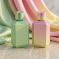 Flacon de parfum en verre de 100 ml de qualité supérieure, design givré vide avec vaporisateur, par Anding Supplier