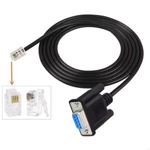 Câble de console Ethernet RS232 DB9 à RJ9 4P4C 180CM pour routeurs et commutateurs Connexion rapide - Product Image 2