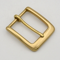 Boucles à ardillon carrées en laiton massif Cloxy 35 mm pour ceinture en cuir